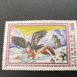 Mongolian Wildlife Stamp
