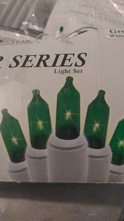 Green Christmas lights