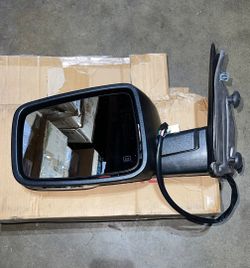 2009 to 2016 Dodge Black Mirrors Espejos Ram Driver Side Powered Heated Defroster