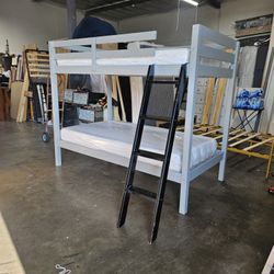 Twin Bunk Bed And Mattress 