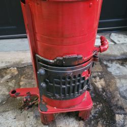 Antique vintage cast iron water heater boiler
