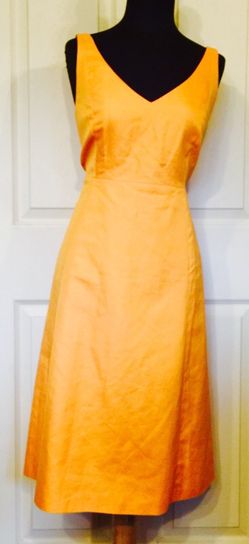 Jcrew dress. Orange - Size 10
