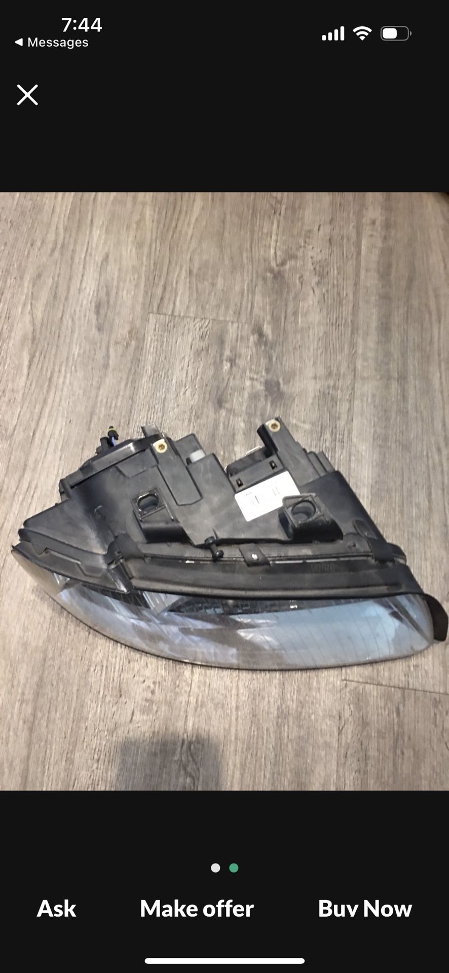 Audi A4 Euro Headlight Passenger