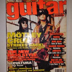 Guitar School May 1994 Guitar/Bass Tab by Motley Crue, Pantera And More