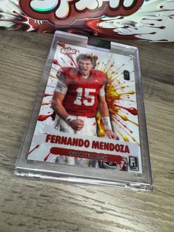 2026 Wild Card SPLAT Fernando Mendoza Rookie QB 1/2 SSP