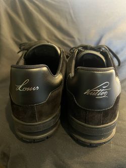 Louis Vuitton Uniform LV Trainer Black Suede Sneakers Virgil Abloh