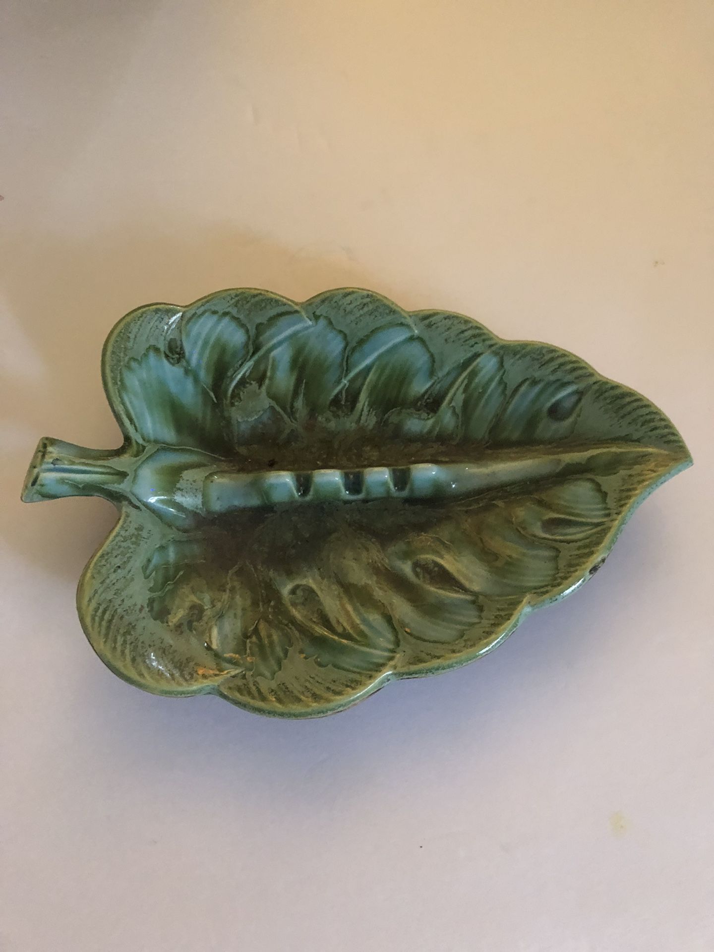 TREASURE CRAFT USA CERAMIC ASHTRAY SIGNED AND NUMBERED 1963