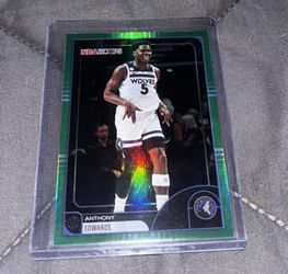 Anthony Edwards Green Parallel (Topps NBA Hoops)