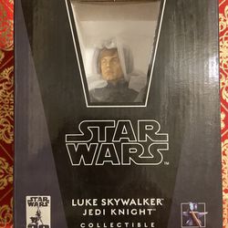 Star Wars Gentle Giant Luke Skywalker Jedi Knight Mini Bust Statue 