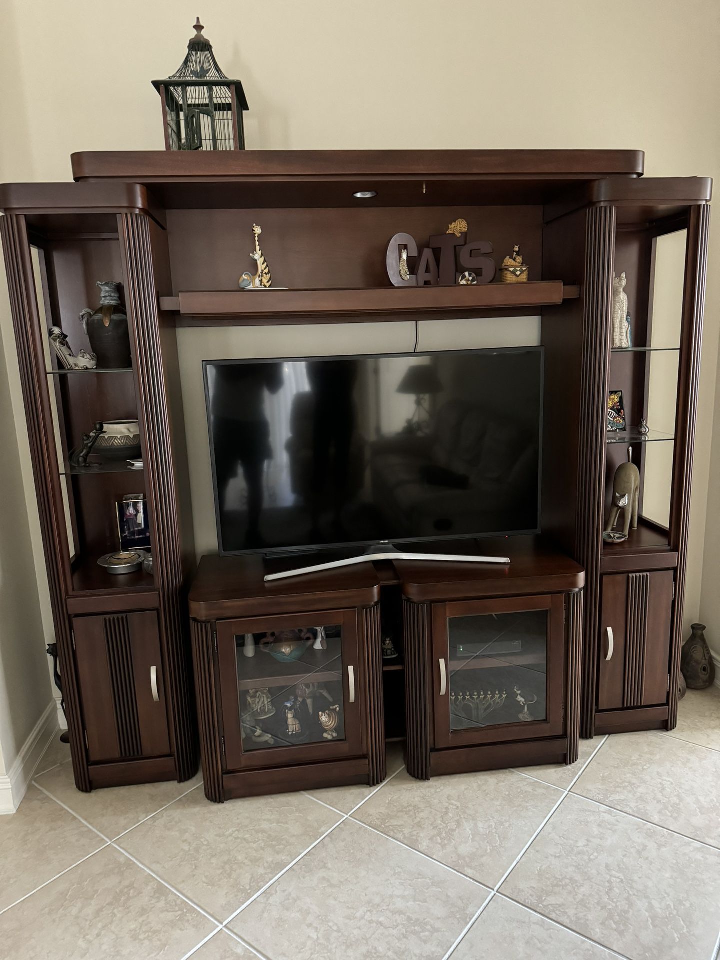 Entertainment Center For Sale-Like New 