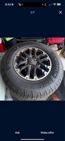 2026 Toyota Tundra Factory Wheels & Tires – Only 500 Miles