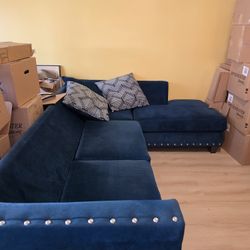 Blue Sectional
