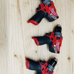 Milwaukee m12 fuel hammer drill Qty.3 (tool Only) - First Come First Get. 