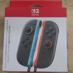  Authentic Nintendo Switch 2 Joy-Con Joycons L/R Light Blue/Red BRAND NEW SEALED.  
