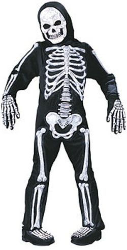 Size Meduim Scary Bones Costume