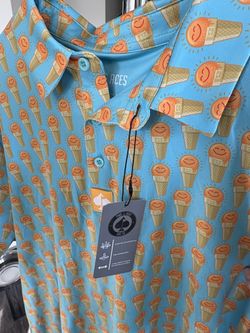 Pins & Aces Golf Shirt - New With Tags - Size Large 