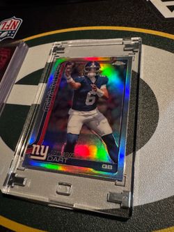 2025 Topps Chrome Football Rookie Jaxson Dart Ole Miss Rebels #306
