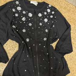 Plus Size Cardigan Sweater 