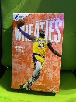 Lebron James Wheaties Cereal Box