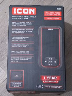 NEW in box ICON HHIC Professional 4.3" Handheld Inspection Camera