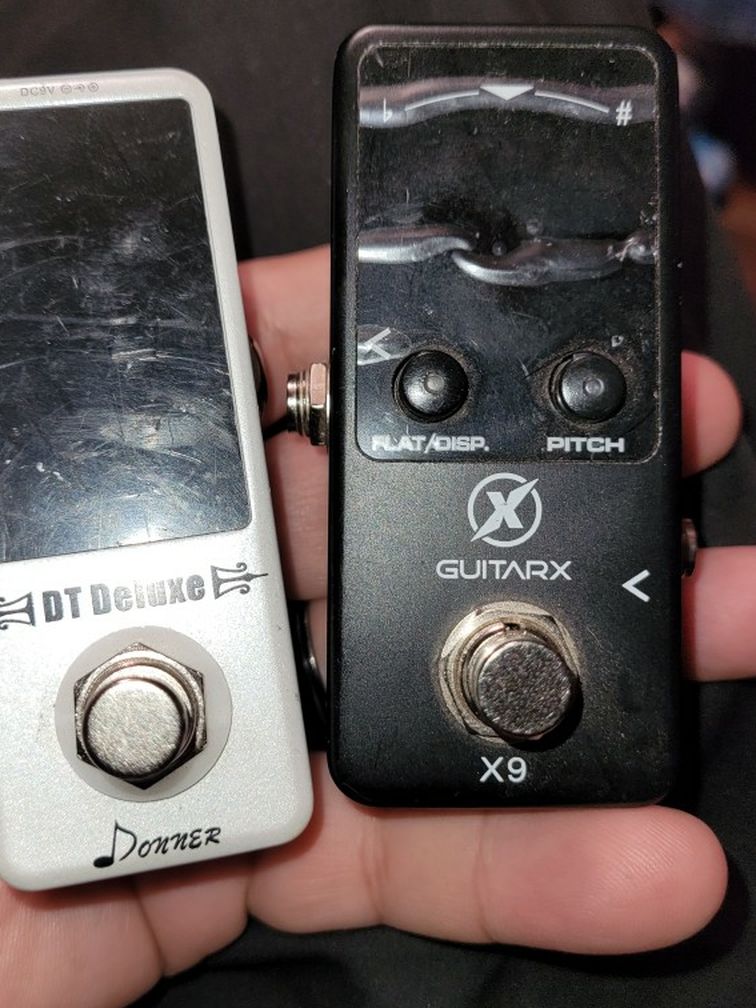 Two Guitar Tuner Pedals Lot