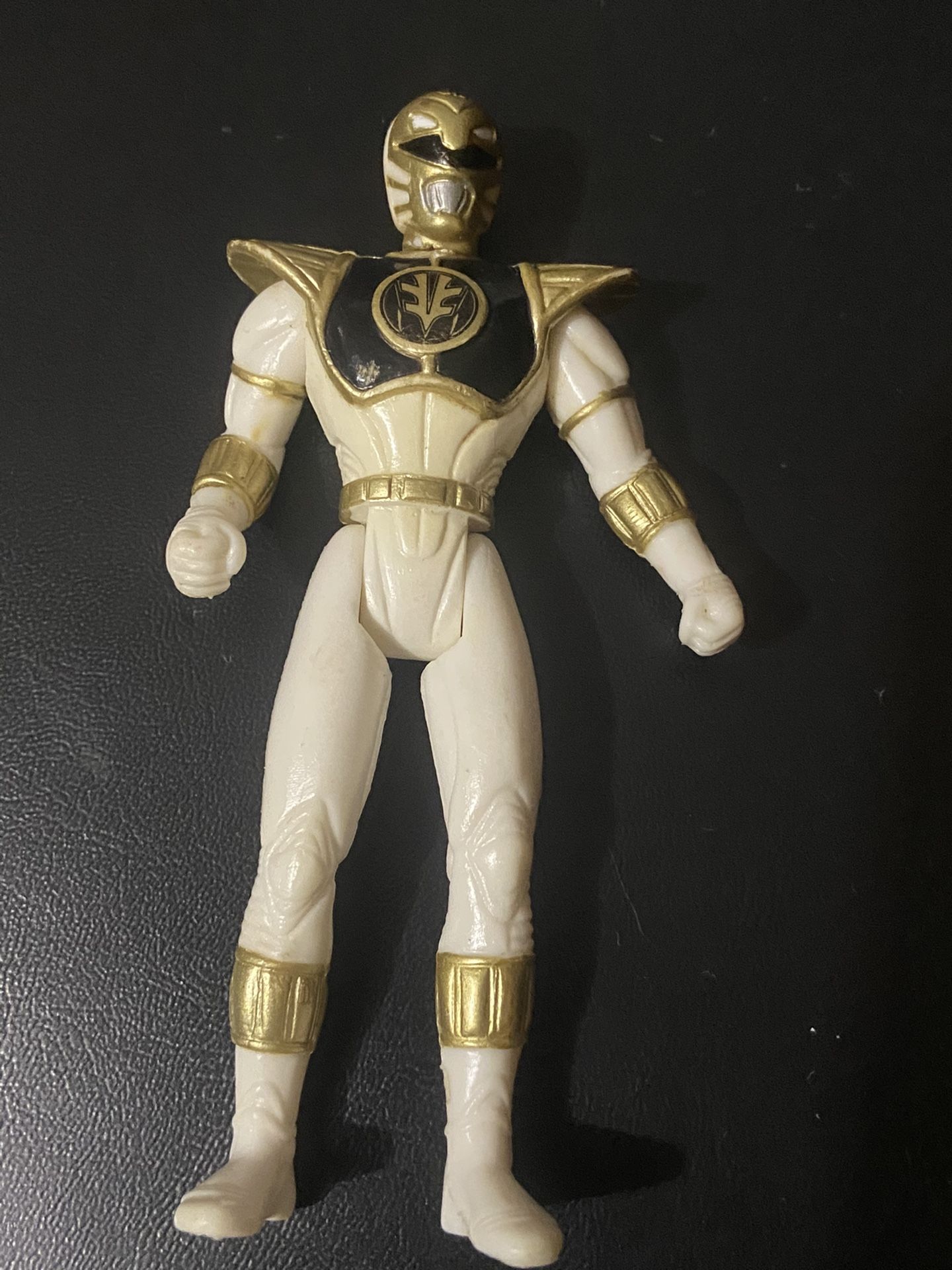 Vintage 1995 Saban Power Rangers 4" White Ranger Action Figure