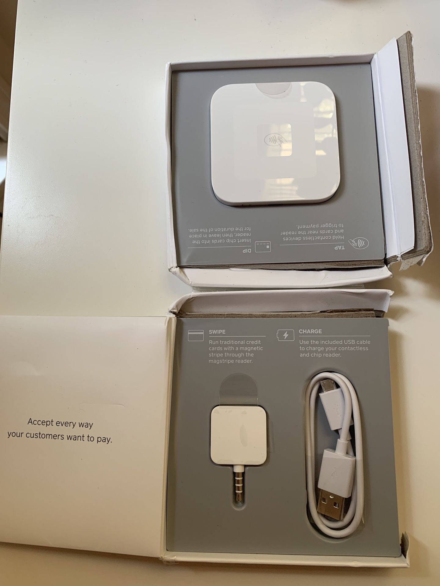 Square contactless chip reader plus magstripe kit