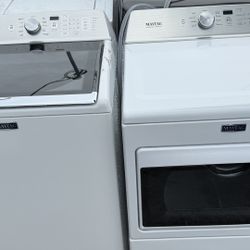 Maytag And Whirlpool Set Washer And Dryer / 2 Month Warranty 