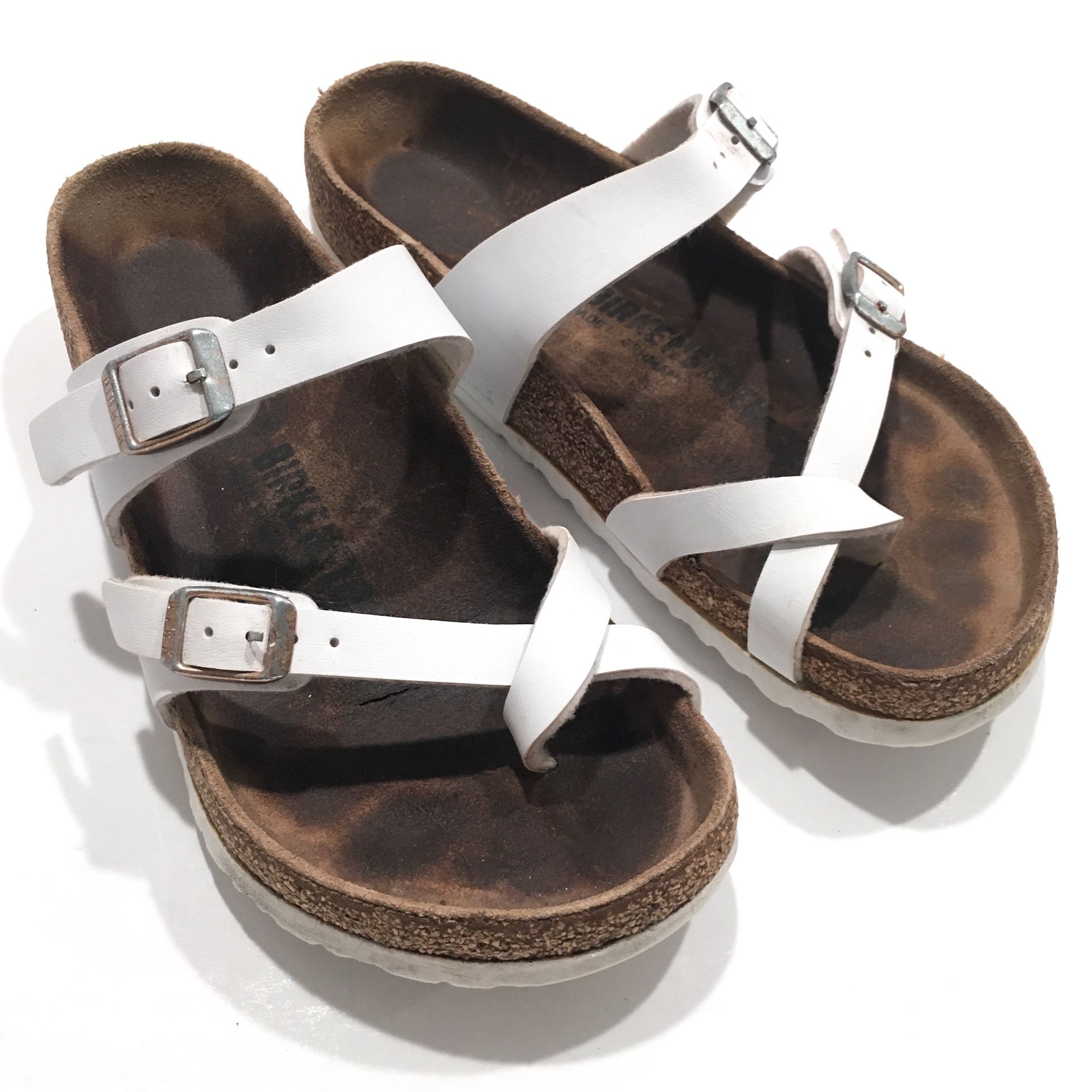 Birkenstock Mayari White Leather Sandals EU 36