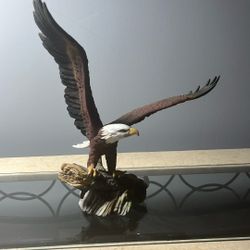 Hand -Painted Porcelain Bald Eagle -Isaiah 40:31