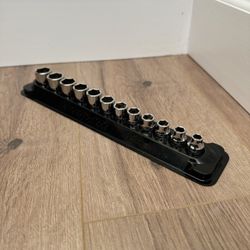 Snap On 3/8 Metric Shallow Socket Set