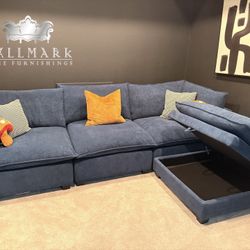 Performance Fabric Cloud Couch Sectionals 