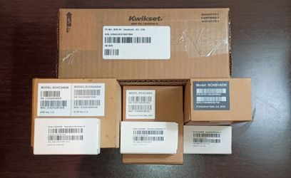 NEW IN BOX   Xfinity Home Security: Kwikset Smart Lock, Doorbell, 2 Cameras, 3 Sensors