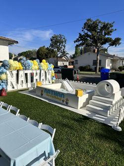 Soft Play Blue White 