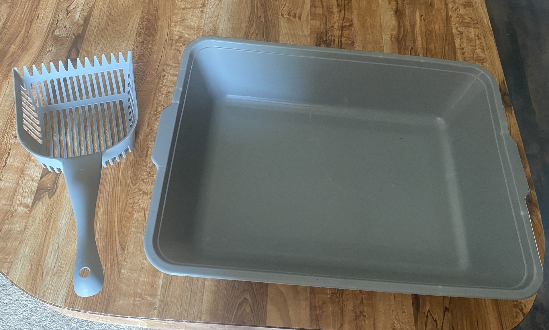 Litter box and scoop