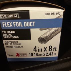 Everbilt Flex Foil Duct 4 in x 8 ft