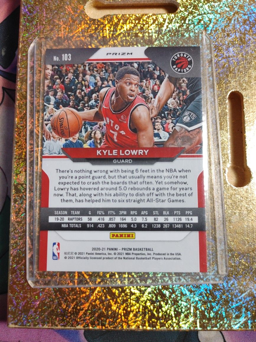 Kyle Lowry Silver Prizm
