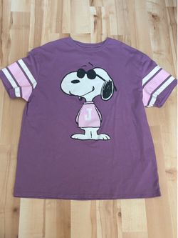 Peanuts Snoopy T-Shirt With Letter J
