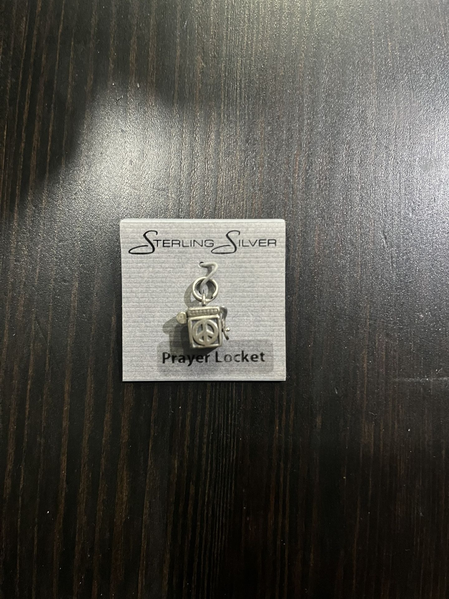 Sterling Silver Prayer Locket - Brand New