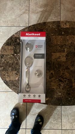 Door Lock Handle and Deadbolt Set,