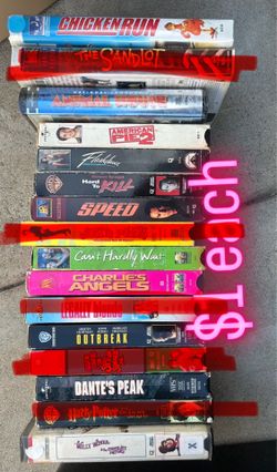 VHS tapes !