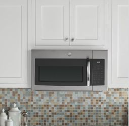 GE Stainless Steel 1.6 cu ft Over the Oven Microwave 1000W