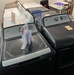 Extra large capacity washer and dryer