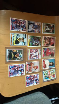 Baseball cards excellent 14 card lot