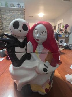 Jack and Sally Cookie Jar