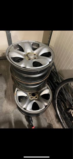 Subaru rims steel x4 set wheel 18 inch Forrester