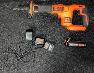 Black & Decker 20 volt reciprocating saw