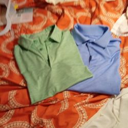 Two Men's Walter Hagen Polo Golf Shirts Size Small