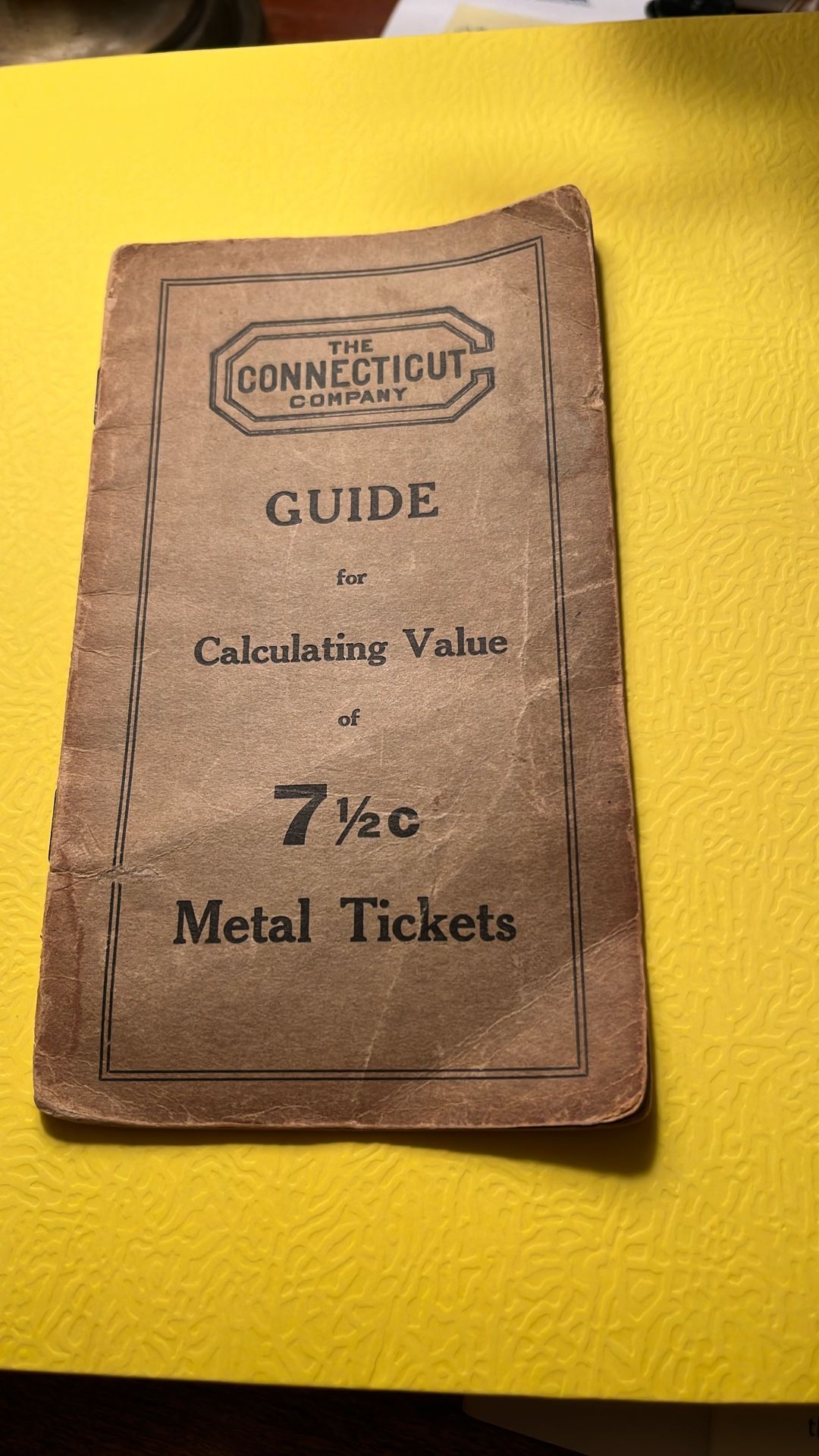 The Connecticut Company -Guide Calculating Values