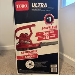 Toro - Ultra Electric Blower, Vacuum And Blower